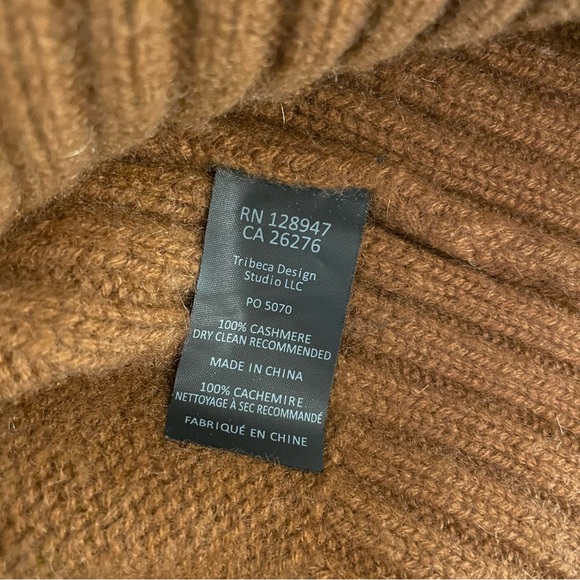Nili Lotan Lanie Cashmere Sweater in Chestnut Brown Small - Picture 5 of 5